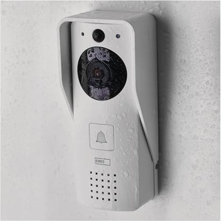EMOS GoSmart IP-09D, Smart Home Video Türklingel mit Full HD 1080p Kamera, wasserdicht, Solarpanel/Akku, Klingel- und Türschloss-Steuerung, Google Home & Alexa kompatibel, weiß – Bild 5