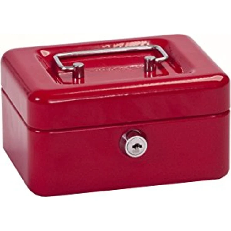 ALCO-Albert 840-12 Geldkassette, 152 x 119 x 76 mm, rot – Bild 1