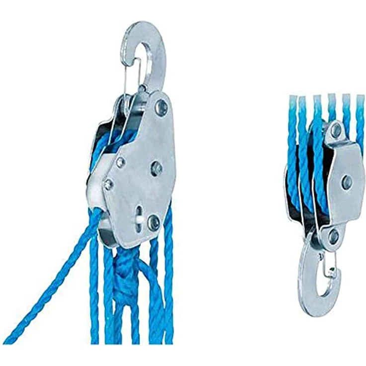 Schoerken Flaschenzug 300kg mit Seilbremse – Bild 2