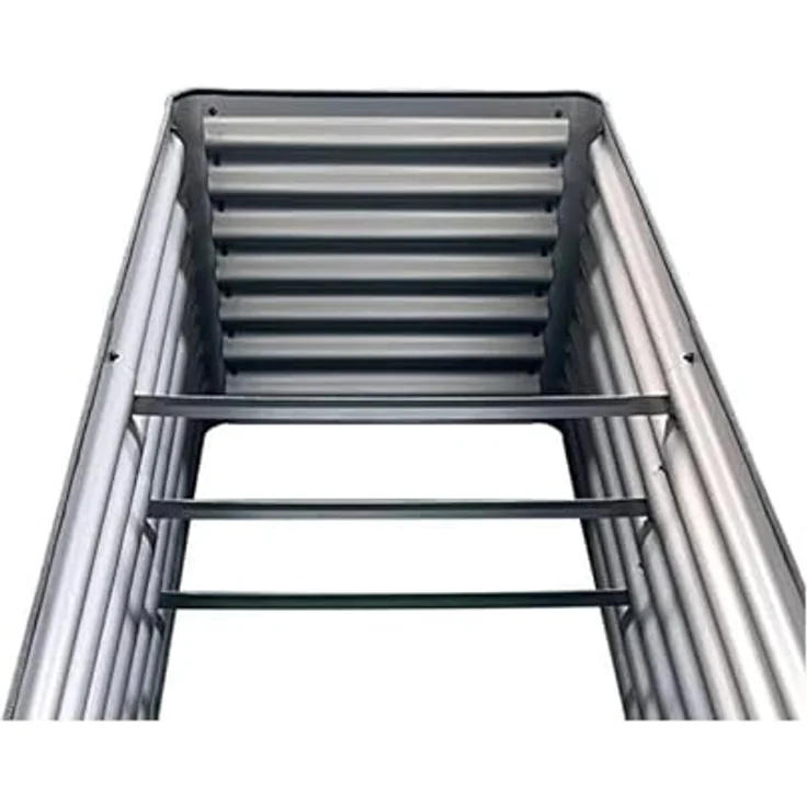 GFP Primeyard Luca Cortenstahl-Hochbeet 120x60x35 cm, stabiles Gartenbeet mit natürlicher Rostoptik, sicherem Kantenschutz und ganzjährigem Einsatz – Bild 5