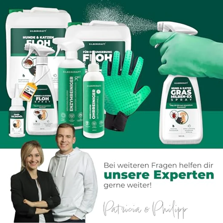 Silberkraft Grasmilben-Ex Spray für Hunde, 500 ml, effektive Linderung bei Juckreiz - gegen Milben, Parasiten, Ungeziefer – Bild 8