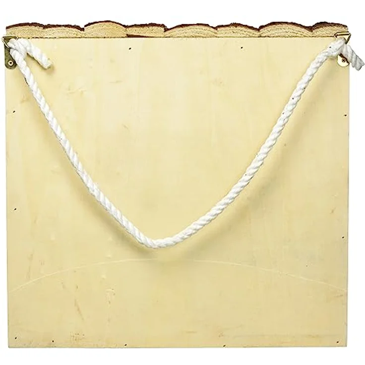 Dehner Natura Insektenhotel Andrena, ca. 29.5 x 9.5 x 28.5 cm, Kiefern-, Tannenholz/Bambus/Sperrholz, natur – Bild 3