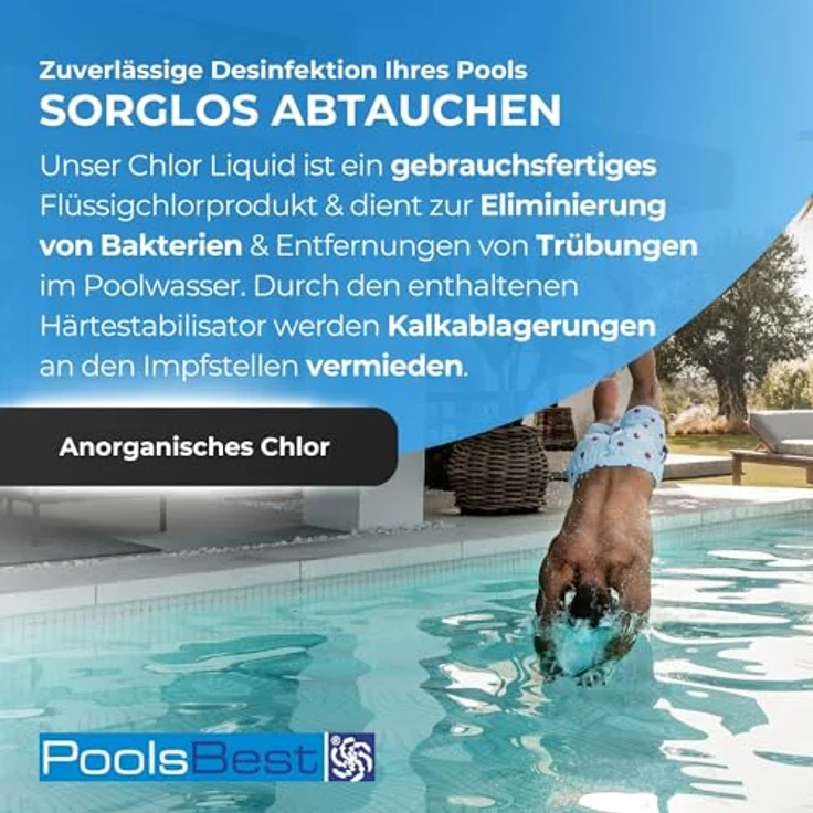 24,5 kg - PoolsBest® Chlor-Flüssig (Flüssigchlorbleichlauge) – Bild 3