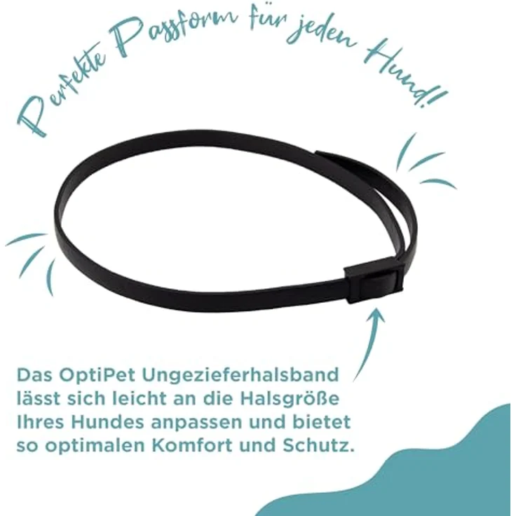 OptiPet Tier-Halsband Flohhalsband für Hunde Zeckenhalsband, Wirkt 4 Monate, wasserfest, für Hunde ab 12 Wochen - Preisvergleich – Bild 6