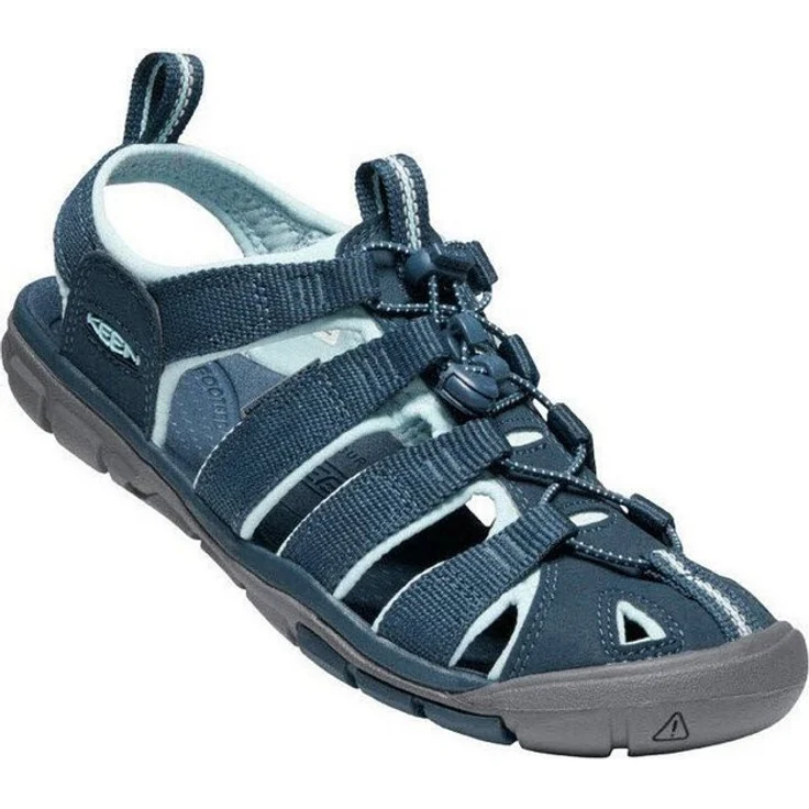 Keen Clearwater cnx Outdoorsandale, Flexibilität und Schutz in Textil, Schwarz