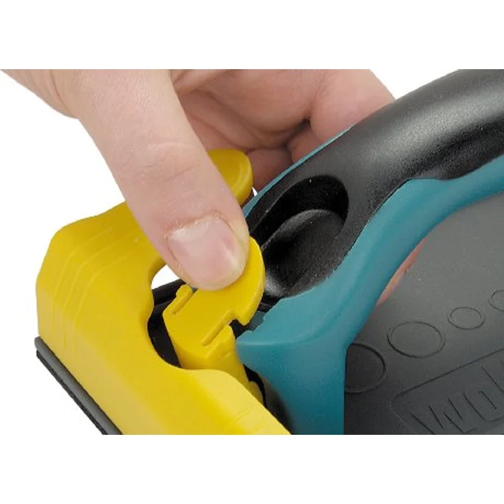 wolfcraft Handschleifer für Gipskarton I 4056000 I Für kontrolliertes, ergonomisches Schleifen von Gipskartonflächen – Bild 4