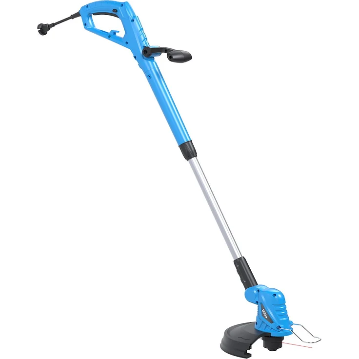 GUEDE Elektro-Rasentrimmer GRT 350F, 350-Watt Motor mit 25 cm Schnittbreite, Zusatzhandgriff und Teleskopauszug
