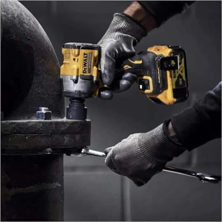 Dewalt DCF922P2T, Akku-Schlagschrauber 18 V mit 406 Nm, 2 x 5,0 Ah, stufenloser Geschwindigkeitsregelung, optimiertem Schlagmechanismus und kohlenstofffreiem Motor – Bild 7