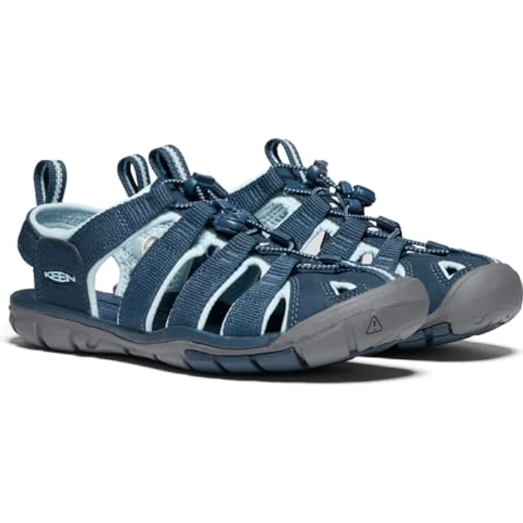 Keen Clearwater Women blau, Sicherheitssandale mit Vorderkappenschutz und elastischer Schnellschnürung – Bild 4