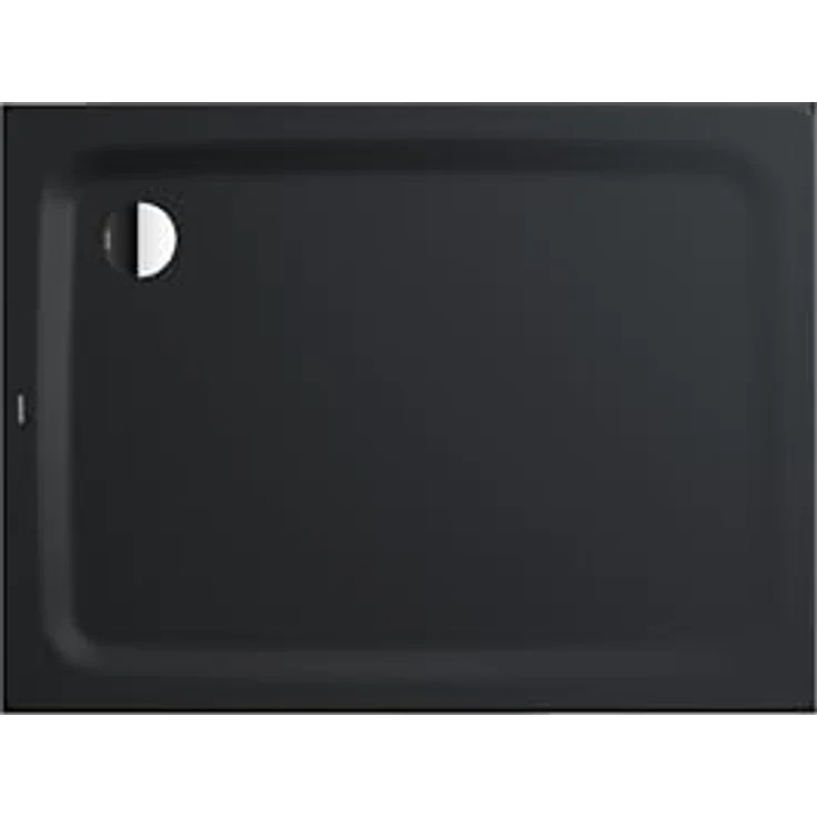 Kaldewei Superplan Classic 404-5, extraflache Stahl-Duschwanne 90x100cm mit Styroporträger, Farbe: warm grey 85 – Bild 1