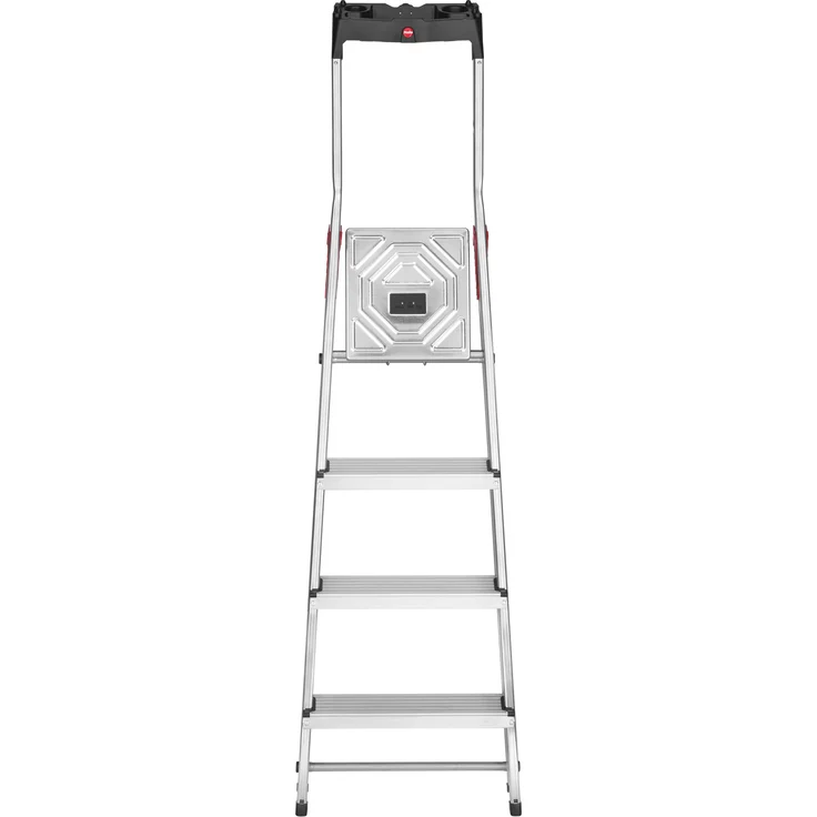 Hailo L60 StandardLine, Alu-Sicherheits-Stehleiter, 4 Stufen – Bild 2