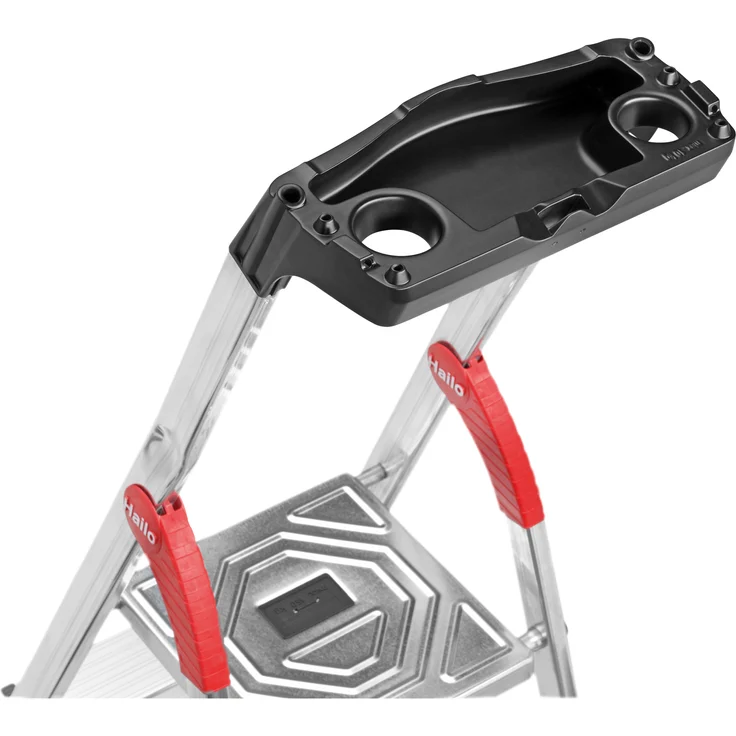 Hailo L60 StandardLine, Alu-Sicherheits-Stehleiter, 4 Stufen – Bild 3