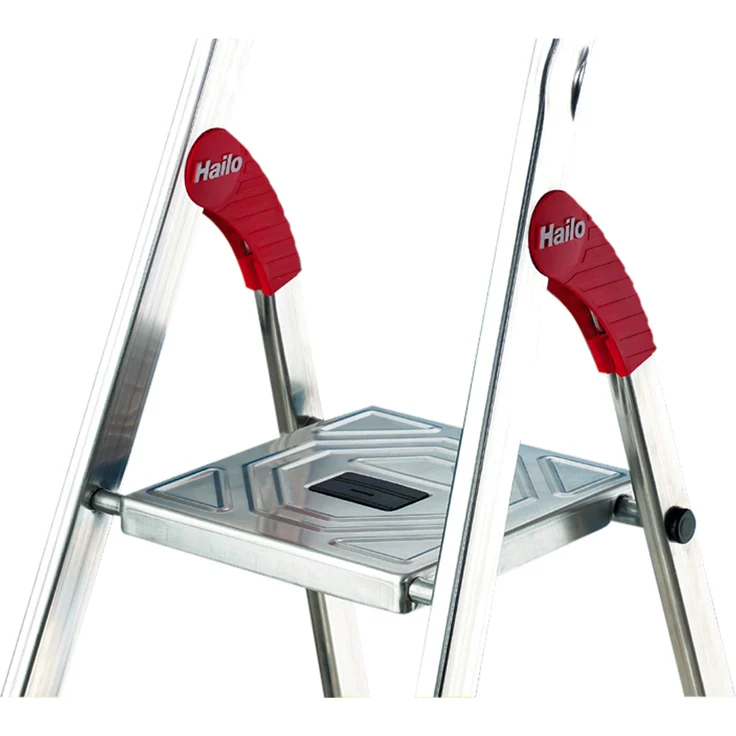 Hailo L60 StandardLine, Alu-Sicherheits-Stehleiter, 4 Stufen – Bild 5