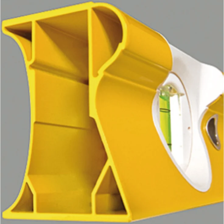 STABILA Wasserwaage Type R 300, 81 cm, verwindungssteifes Alu-R-Profil, 1 Horizontal-Libelle, 2 Vertikal-Libellen, stoßdämpfende Endkappen, integrierte Rutsch-Stopper, Made in Germany – Bild 8