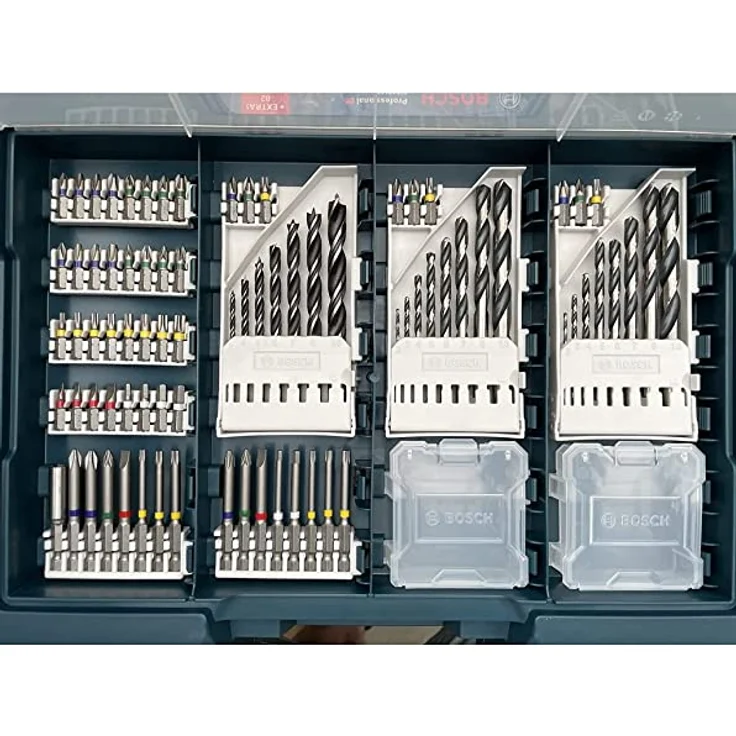 Bosch Professional Akku-Bohrschrauber GSR 18V-55 mit 2 x 4,0 Ah-Li-Ion-Akku, austauschbarer Akku – Bild 4