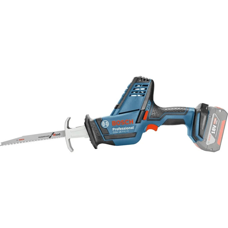Bosch Professional 18V System Akku Säbelsäge GSA 18 V-LI C (Compact Version, 3x Säbelsägeblatt, ohne Akkus und Ladegerät, im Karton) – Bild 3