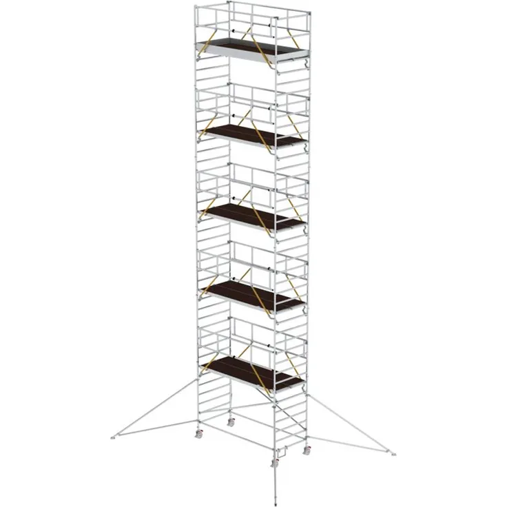 Günzburger Rollgerüst SG mit Doppelplattform 1,35x3,00m und Ausleger 13,47m AH