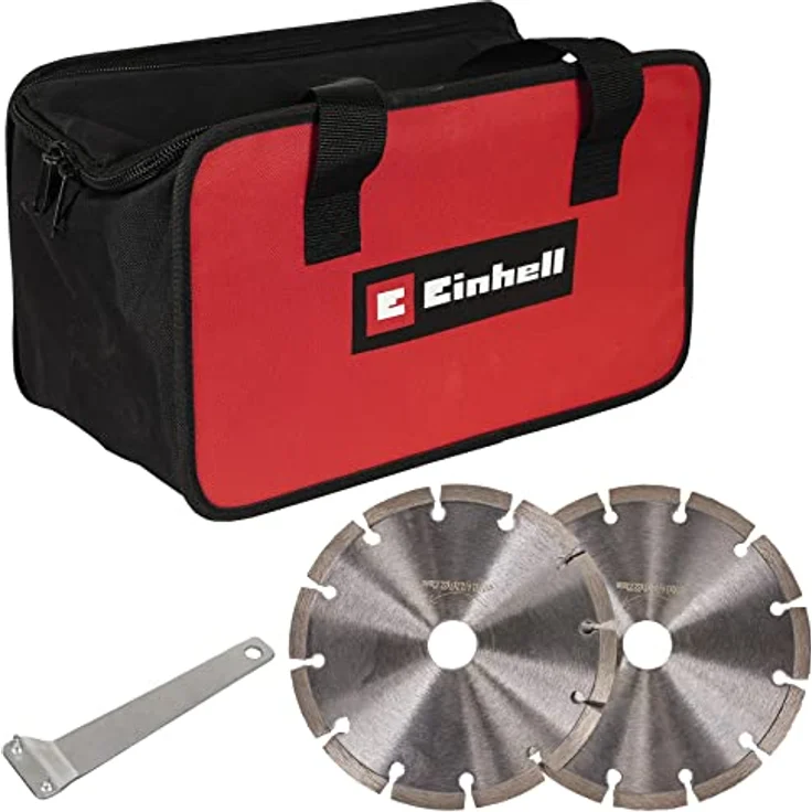 Einhell Mauernutfräse TE-MA 1500 W 4350735 mit 2 Diamant-Trennscheiben 30 mm Kabel 4 m 8500 U/min. – Bild 2