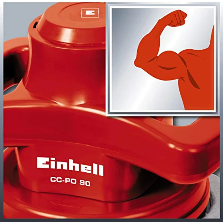 Einhell Auto-Poliermaschine CC-PO 90 (Textilpolierhaube und Synthetik-Polierhaube inklusive) – Bild 4