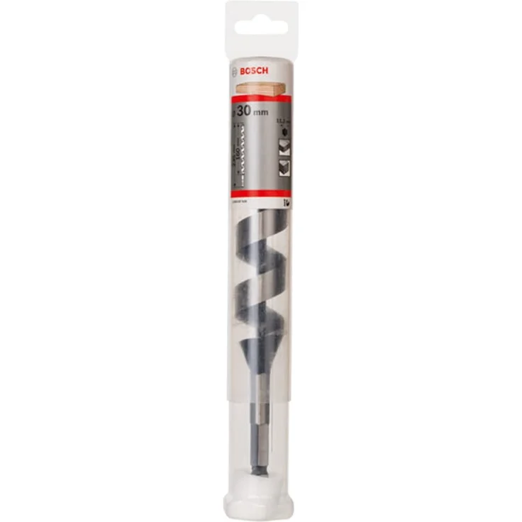 Bosch Professional Holzschlangenbohrer mit 1-4''-Sechskantschaft (Ø 30 mm) 2608597638 – Bild 1