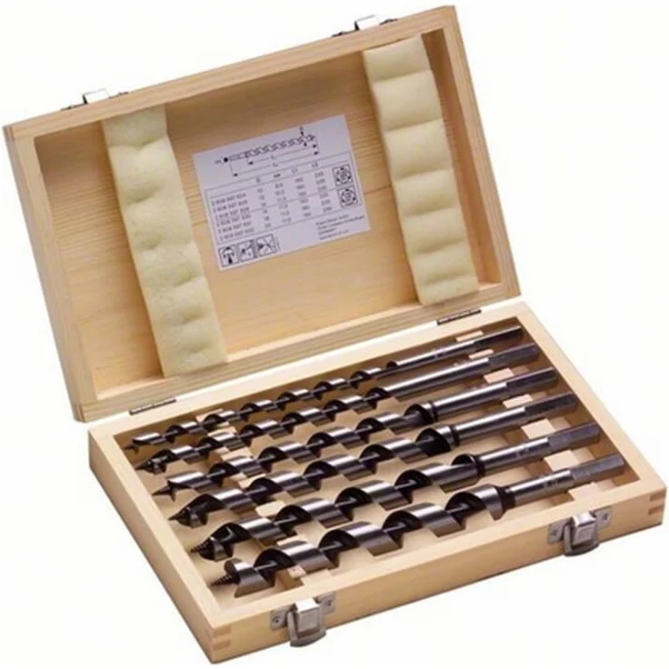 Bosch Professional 6tlg. Holzschlangenbohrer-Set mit 1-4''-Sechskantschaft – Bild 1