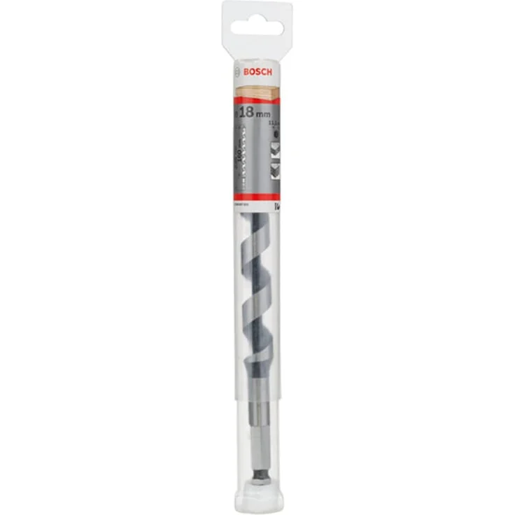 Bosch Professional Holzschlangenbohrer mit 1-4''-Sechskantschaft (Ø 18 mm) 2608597631 – Bild 1
