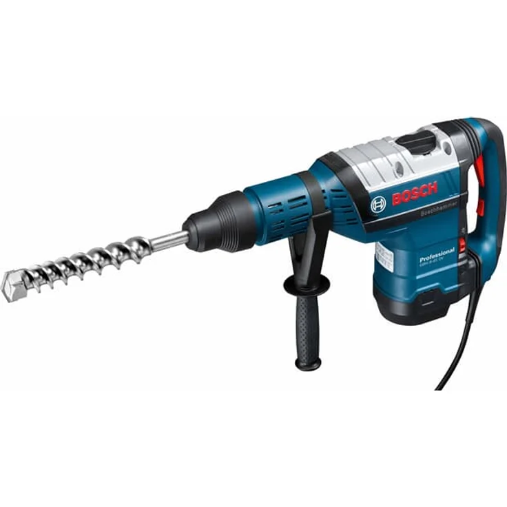 Bosch Professional Bohrhammer GBH 8-45 DV (1.500 Watt, Bohr-Ø in Beton mit Hammerbohrern: 12-45 mm, Schlagenergie max.: 12,5 J, SDS-max., inkl. Fetttube, Zusatzhandgriff, Koffer) – Bild 2