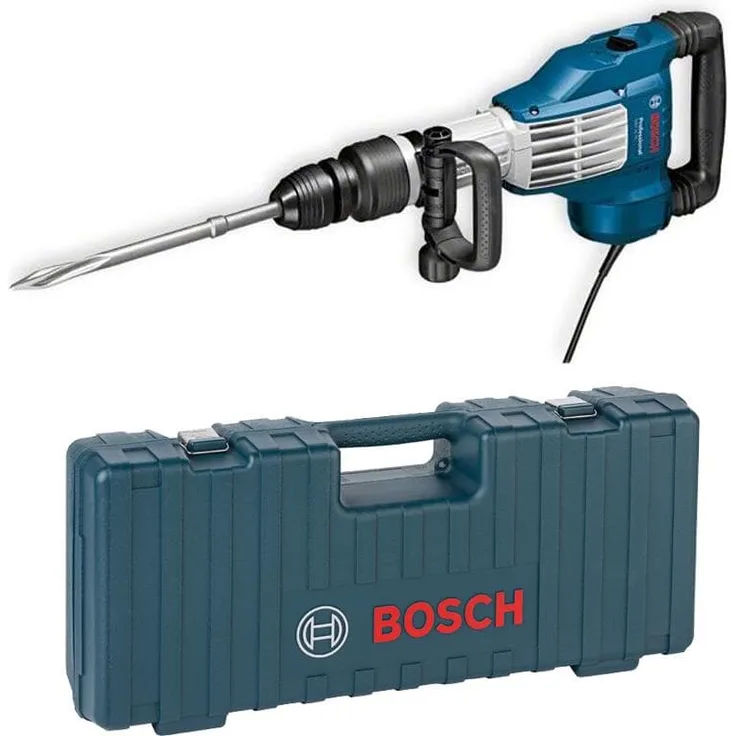 Bosch Professional Schlaghammer GSH 11 VC (1.700 Watt, mit SDS-max, 400 mm Spitzmeißel, im Koffer)