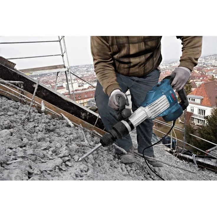 Bosch Professional Schlaghammer GSH 11 VC (1.700 Watt, mit SDS-max, 400 mm Spitzmeißel, im Koffer) – Bild 9