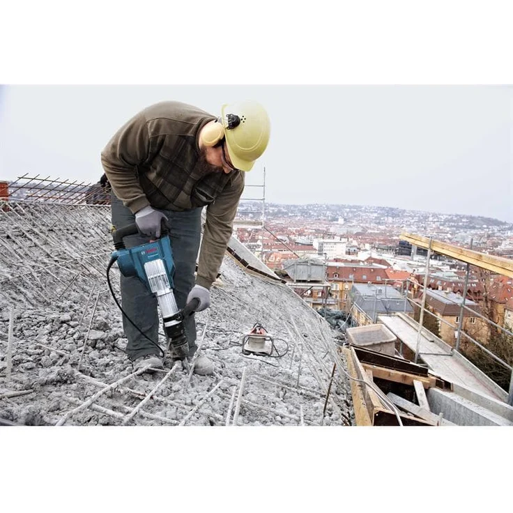 Bosch Professional Schlaghammer GSH 11 VC (1.700 Watt, mit SDS-max, 400 mm Spitzmeißel, im Koffer) – Bild 8
