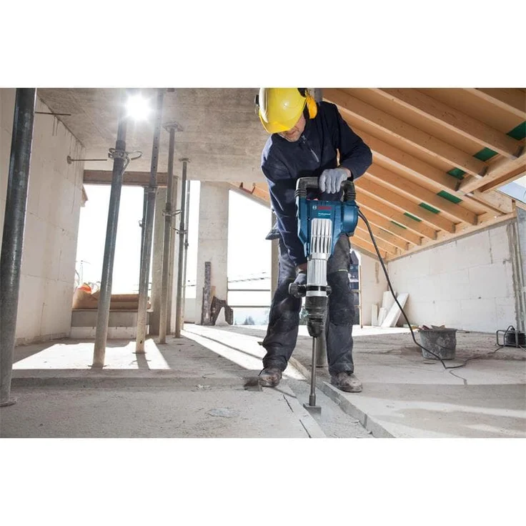 Bosch Professional Schlaghammer GSH 11 VC (1.700 Watt, mit SDS-max, 400 mm Spitzmeißel, im Koffer) – Bild 4