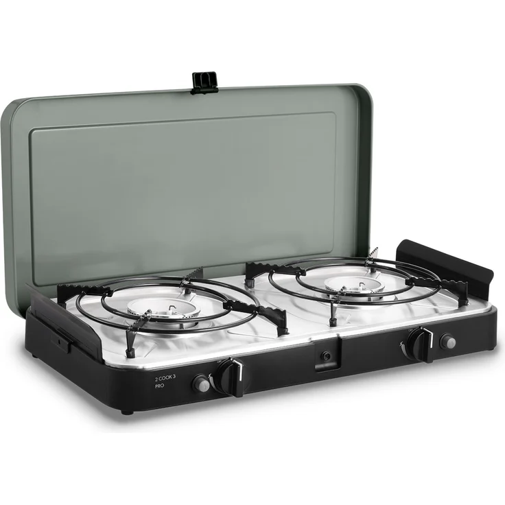 Cadac 2-Cook 3 Pro Stove 50mbar BBQ Gasgrill Tischgrill Campinggrill 55 x 30,7 x 9 cm 203P1-10-DE – Bild 2