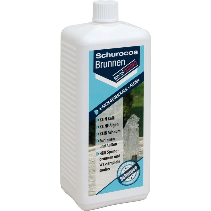 Schuroco BRUNNEN-spezial-Quadro Brunnen Pflegemittel 1,0 Liter Flasche 301200