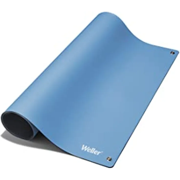 Weller T0051403499 Antistatische ESD Premium Tisch-Lötmatte, Blaue Lötmatte
