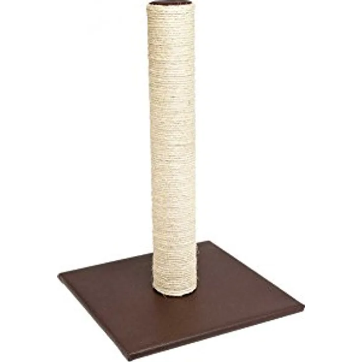 Karlie Kratzsäule Kunstleder L: 38 cm B: 38 cm H: 59 cm braun