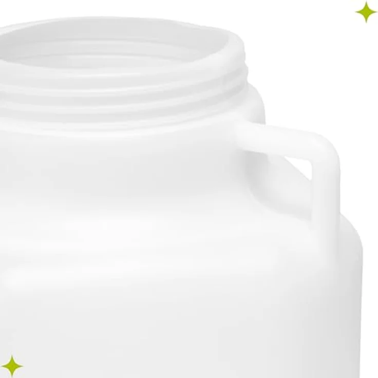 Garronda GD-0088, 5L BPA-freies quadratisches Plastikfass mit Deckel, weiß, luftdicht und lebensmittelecht – Bild 5