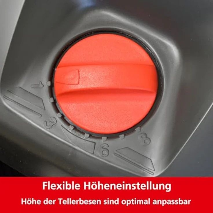Haaga Handkehrmaschine 677 Profi mit akkubetriebenen Bürsten, egal ob nass, trocken, Sand oder Getränkedosen, geeignet für Flächen ab 200 m² 677400 Arbeitsbreite 77 cm – Bild 4