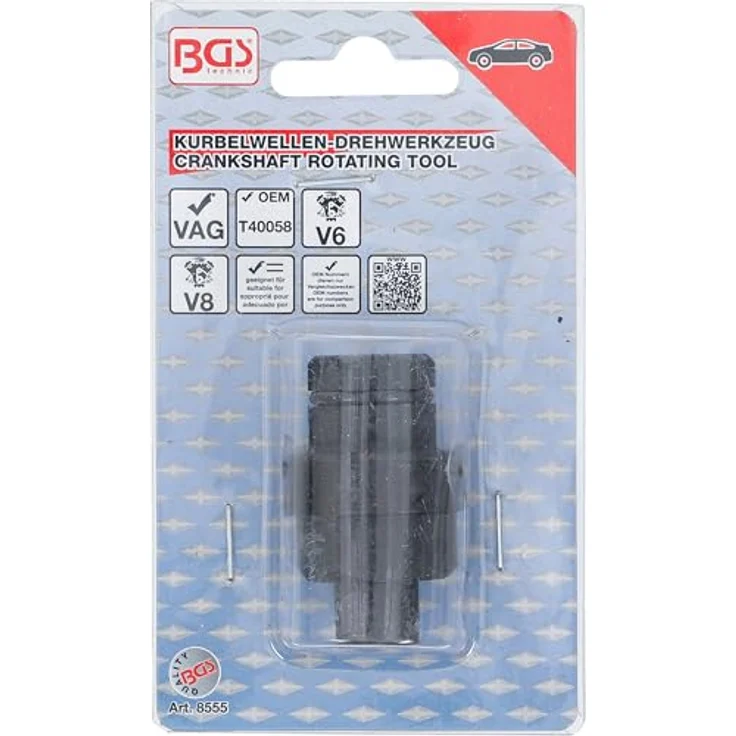 BGS technic Bohrer- und Bitset 8555, geeignet für Audi und VW Motoren, OEM T40058, 140 g – Bild 4