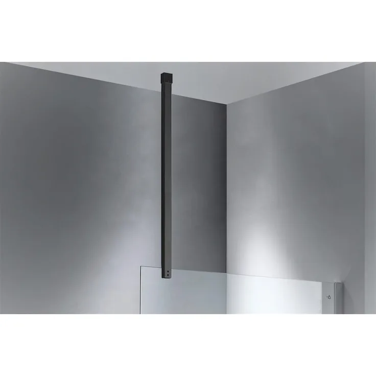 STANO Deckenhalterung für VENLO Duschwand, 80 cm Chrom-Version zur stabilen Befestigung, korrosionsbeständig