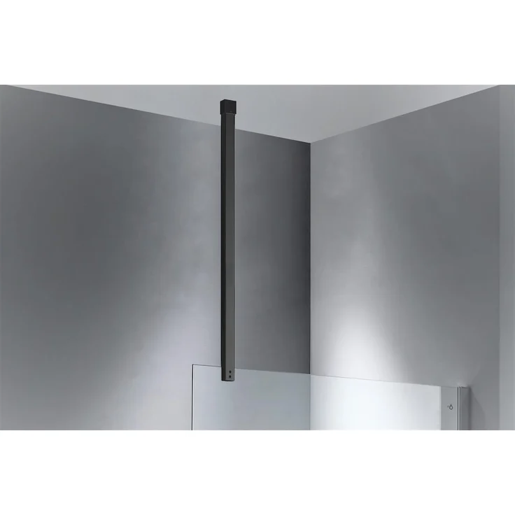 STANO Deckenhalterung für VENLO Duschwand, 80 cm Chrom-Version zur stabilen Befestigung, korrosionsbeständig