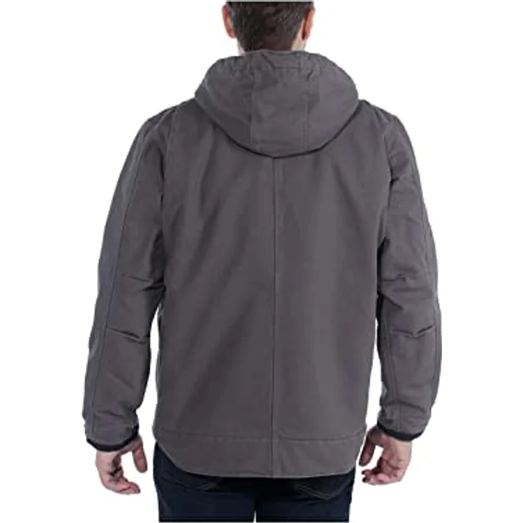 Carhartt Fleecejacke Bartlett grau, Strapazierfähige Arbeitsjacke für Männer – Bild 2