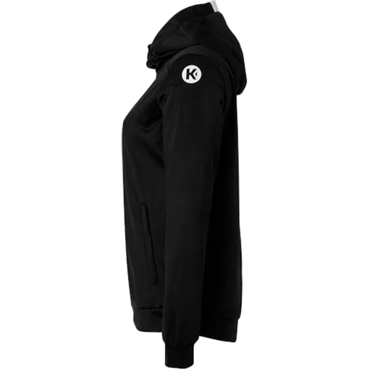 Kempa Kapuzenjacke PLAYER WOMEN Women 2003627_01 schwarz/weiß S, Arbeitsjacke mit Kontrasteinsätzen und tailliertem Schnitt – Bild 3