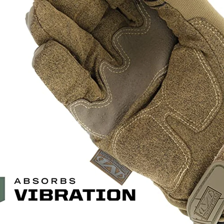 Mechanix Wear Tactical M-Pact Arbeitshandschuhe, TPR-Stoßschutz, touchscreen-fähiges Kunstleder, COYOTE BROWN, Größe L – Bild 4