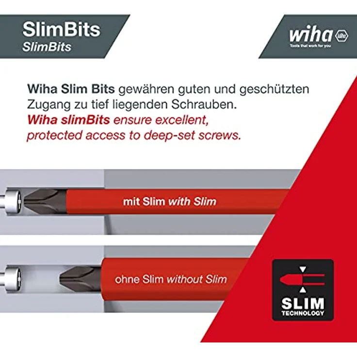 Wiha Magazin-Bithalter LiftUp electric mit 6 slimBits (2831-09021) - Schraubendreher für elektrische Anwendung – Bild 4
