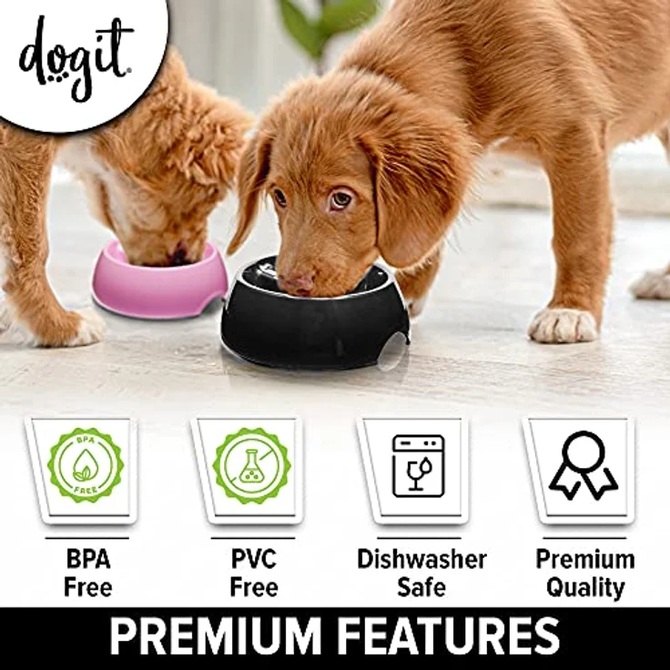 Dogit Hunde Antischling Napf, Hundenapf, 300ml, schwarz – Bild 5