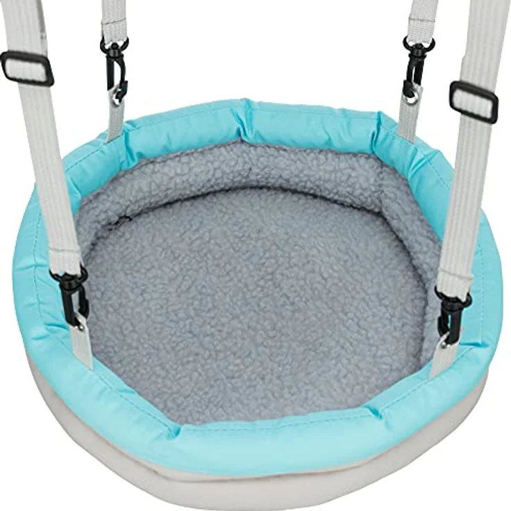 TRIXIE Tierbett Trixie Kuschelbett für Nager - ca. 25 cm, Nylon und Lammfellimitat, Braun-Natur oder Grün-Grau – Bild 6
