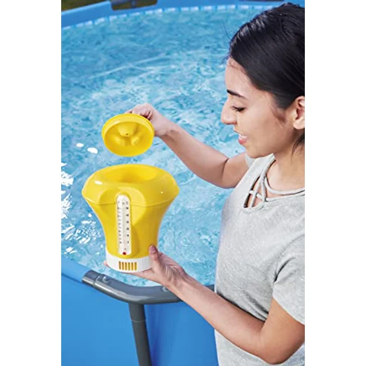 Bestway Flowclear Dosierschwimmer mit Thermometer, sortiert – Bild 4