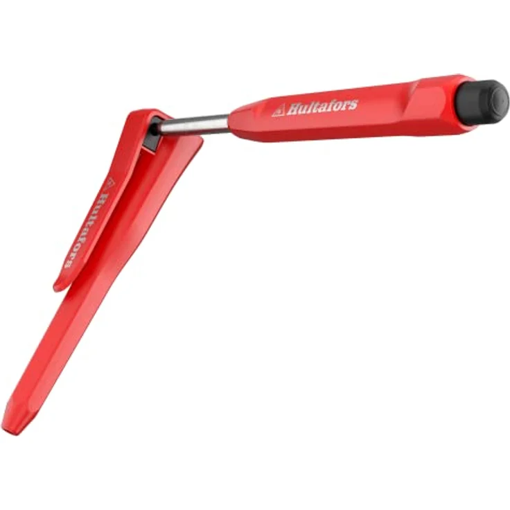 Profi Tieflochmarker inkl. Langlebiger Graphit-Mine & Spitzer I Hultafors I 1 Stück I Trockenmarker mit rutschfestem Clip I Zimmermannsbleistift für Oberflächen Holz, Beton, Kunstoff & Metall I 650100 – Bild 4