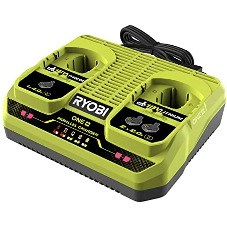 RYOBI Akku-Ladegerät RC18240 18V, 4 A Ladestrom, Ladestation, Batterieladegerät – Bild 2