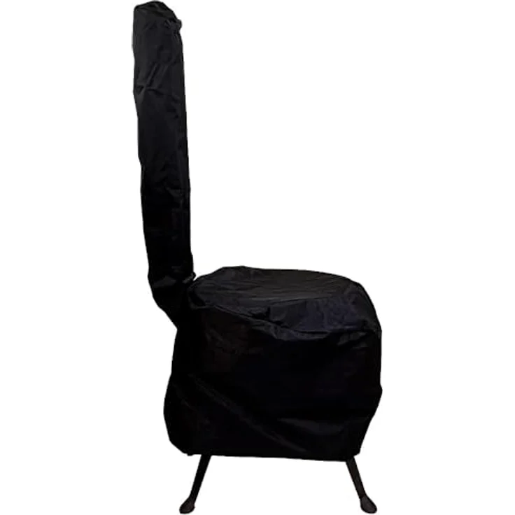 Grillpeter Grillabdeckhaube für Utschak, wasserabweisend, Schwarz, geeignet für Schornstein bis Ø45 cm – Bild 3